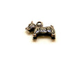 Zamak. Pendant. Dog. 20x6mm. Silver color. Inn.2mm.