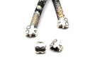 Zamak. Ball Ending. Bear. 18x13x7mm. S.color. Inn.10x6.