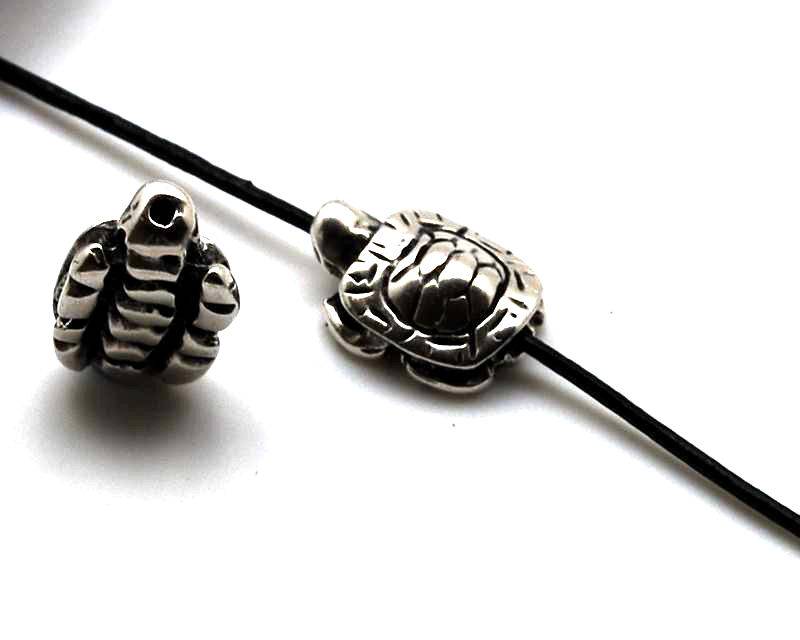 Zamak. Tortoise. 20,7x14mm. Silver color. Inn.2mm.
