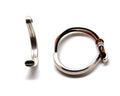 Zamak. Silver color. Inn.10x2.7mm.