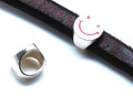 Zamak. Coin. 13mm. Smiling face. Inn.10x7mm.