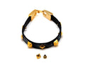 Zamak. Rivet. Square. 6mm. Gold color.
