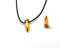 Zamak. Pendant. 24mm. Gold color. Inn.3mm.