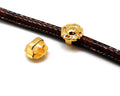 Zamak. Flower. 17mm. Gold color. Inn.7xm.