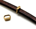 Zamak. 13x12.5mm. Antique gold. Inn.10x7mm.