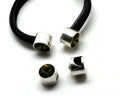 Zamak. Ending. Coin. Silver color-olivine.