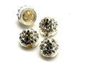 Rhinestone. Cone. 10x10mm. Silver color-crystal. Inn.2mm.approx.