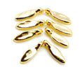 Zamak. Pendant. Wings. 15x6.5mm. Gold color. Inn.2mm.