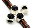 Zamak/Swarovski. Ending. Coin. Silver-Jet.