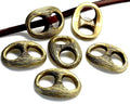 Zamak. Connector. 32x23mm. Antique gold. Inn.11mm.