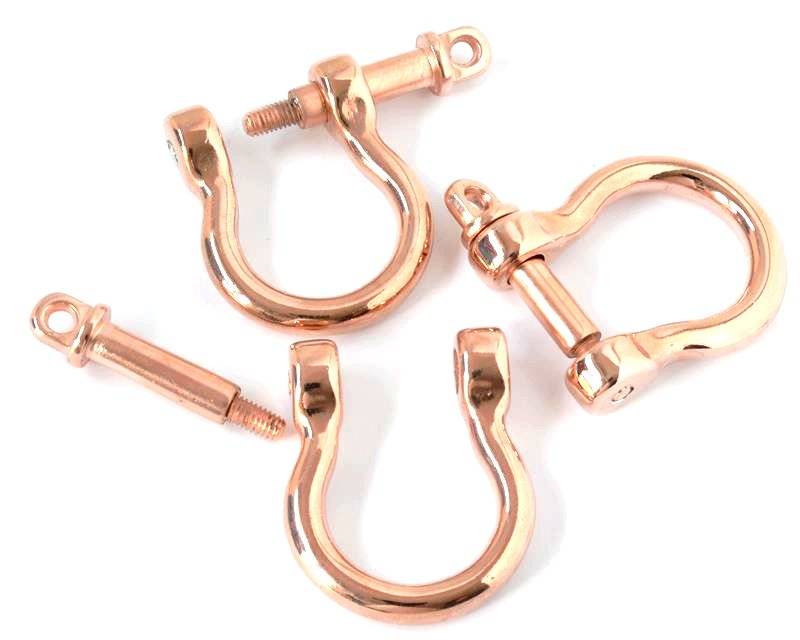 Zamak. Clasp. 37x33mm. Rose gold. Inn.3.5mm.