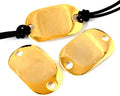 Zamak. Connector. 39x24mm. Gold color. Inn.2.5mm.
