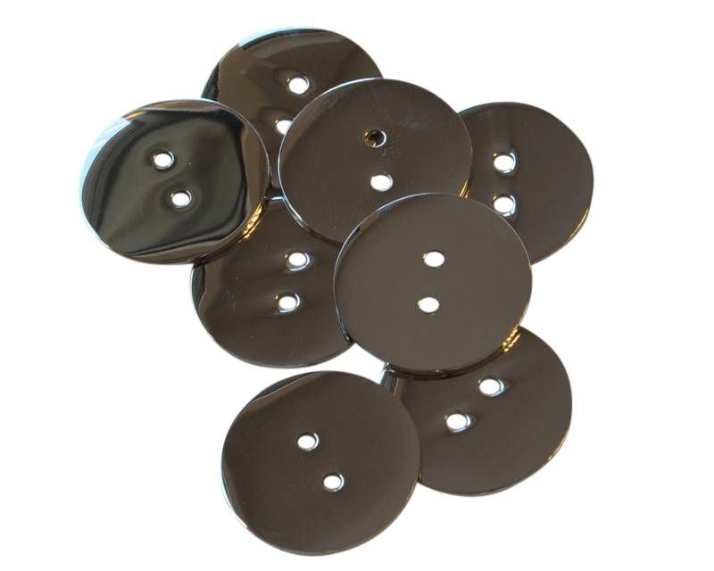 Stainless steel 304. Button. 16.8x0.9mm. Silver color. Inn.1.5mm.