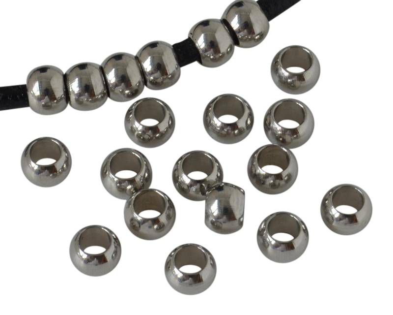 Stainless steel 304. Round. 5mm. Silver. Inn.3mm.