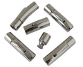 Stainless steel 304. Clasp. Tube. 30x8mm. Silver. Inn.6mm.