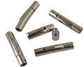 Stainless steel 304. Clasp. Tube. 30x6mm. Silver. Inn.4mm.