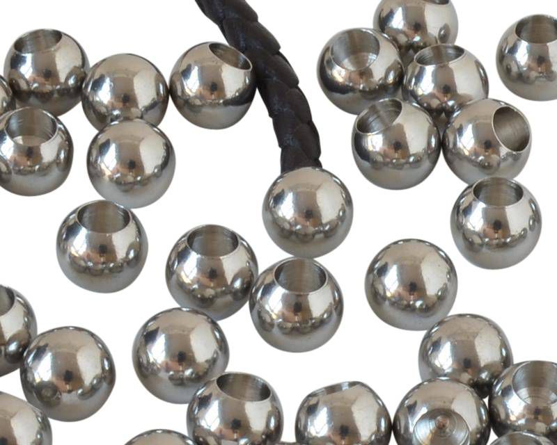 Stainless steel. 201. Ending. Round. 8mm. Silver. Inn.4.5mm.