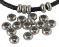 Stainless steel 304. Rondelle. 8x3.8mm. Silver. Inn.4mm.