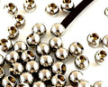 Stainless steel 201. Round. 6mm. Silver color. Inn.3.5mm.