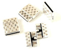 Magnetic clasp. 24x24mm. Silver. Inn.20x2mm.