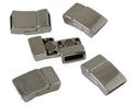 Zamak. Magnetic clasp. 21.5x12mm. Silver. Inn.10x2.5mm.