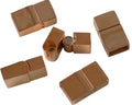 Stainless steel 304. Magnetic clasp. 21x12x7.5mm.Rose Gold.Inn.10x5mm.