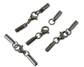 Stainless steel 304. Lobster claw cord clasp. 32x3x3mm.Silver.Inn.2mm.