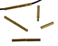 Stainless steel 304. Clasp. Tube. 20x2mm. Gold. Inn.1.5mm.