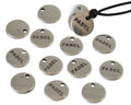 Zamak. Pendant. Coin. Padel. 10mm. Silver. Inn.1.5mm.
