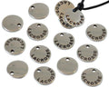 Zamak. Pendant. Coin. Lacrosse. 10mm. Silver. Inn.1.5mm.