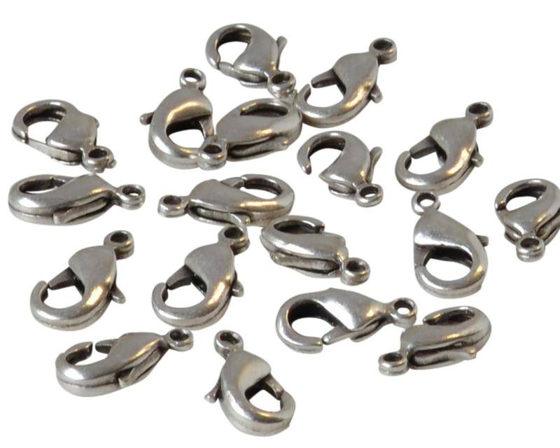Brass. 5x10mm. Silver.