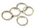 Stainless steel 304. Key split ring. 25mm. Silver. Inn.22mm.approx.