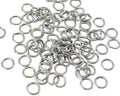 Brass. Ring. 8x1.2mm. Silver.