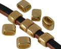 Zamak. 14.5x9.5mm. Gold. Inn.10x5mm.