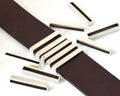 Zamak. Parallel. 31x4.8mm. Silver. Inn.29x2.5mm.