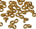 Zamak. 5x8mm. Gold. Inn.2.2mm.