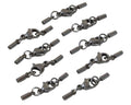 Stainless steel 304. End cap with lobster clasp. Inn.1.2mm.approx.