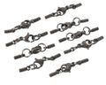 Stainless steel 304. End cap with lobster clasp.Inn.1.5mm.approx.