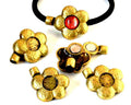 Zamak.Magnetic clasp.No stone.39x30mm.Inn.stone12mm.AntiqueGold.Inn5mm