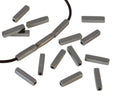 Stainless steel 304. Tube. Rectangle. 4x18mm. Silver. Inn.2mm.