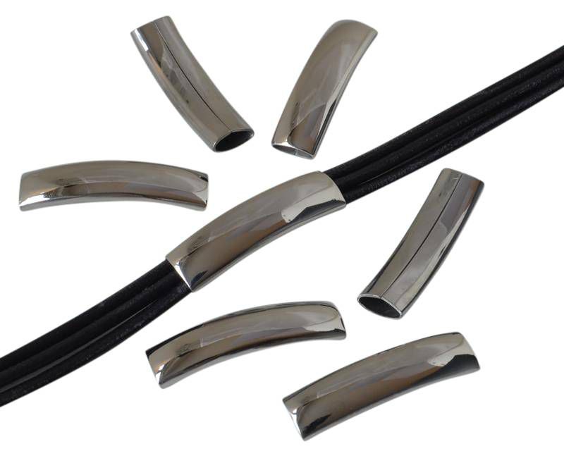 Sainless steel 304. Tube. 8x3mm. Silver. Inn.36x10mm.