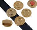 Zamak. Coin. 26mm. No stone. Inn.stone 12mm. Silver. Inn.20x2.5mm