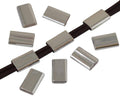 Brass. Tube. 13x7mm. Silver. Inn.5.8x2mm.