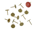 Brass. No stone. Base. 8mm. Gold.