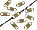 Brass. Connector. 15x6mm. Gold. Inn.4x3mm.