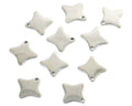 Stainless steel 304. Pendant. Star. 14x14x1mm. Silver. Inn.1mm.