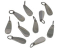 Stainless steel 304. Pendant. Teardrop. 10x25x2mm. Silver. Inn.7mm.