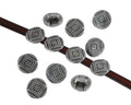 Zamak. Coin. 12.5x13mm. Silver. Inn.5x2.5mm.