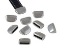 Zamak. End cap. 8.6x13mm. Silver. Inn.10x2mm.