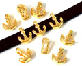 Zamak. Anchor. 13x15mm. Gold. Inn.10x2.5mm.